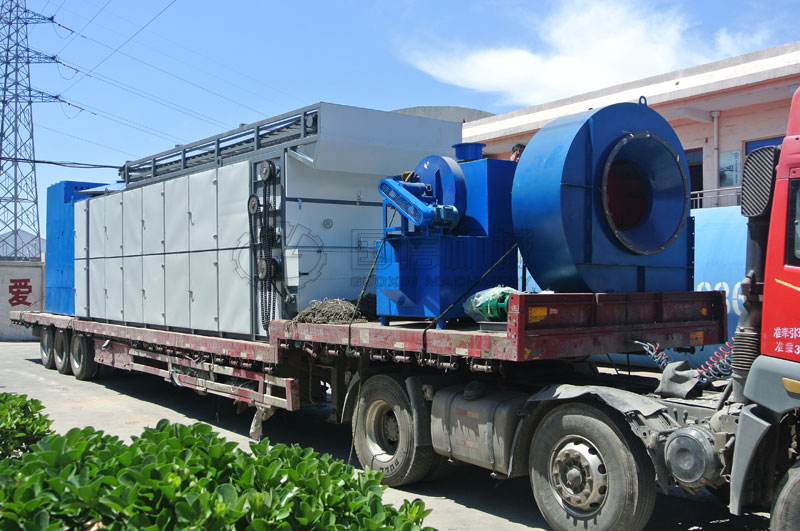 油茶籽烘干設備完成裝車發往湖南湘潭